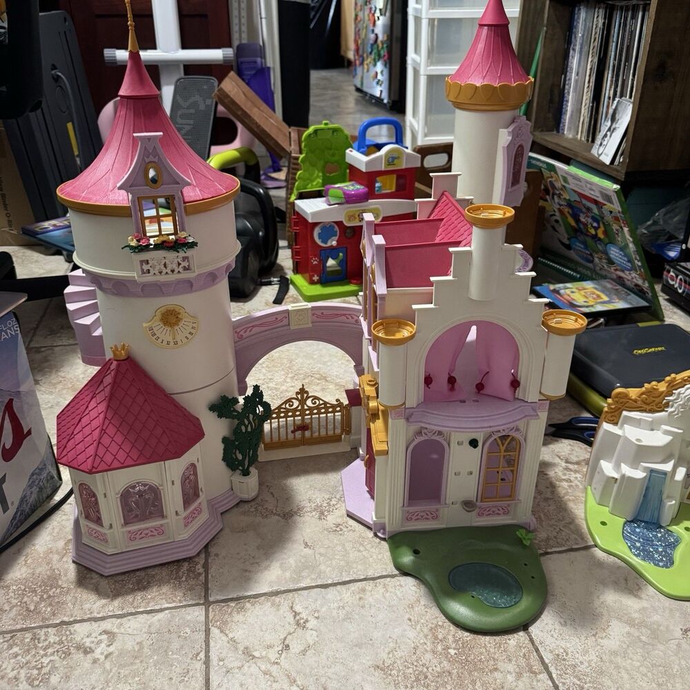 huge playmobil lot princess dream castle 5142 5475 5147 5450 & accessories read